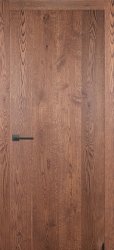 Межкомнатная дверь из массива дуба Legno 1 ПГ (Дуб мореный)