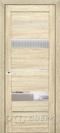 Межкомнатная дверь D27 ПО (Ригато/Зеркало)