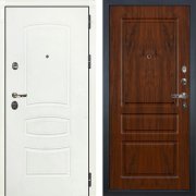 Входная металлическая дверь Лекс 3К (Белая шагрень/Винорит дуб темный №92)