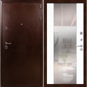 Входная металлическая дверь Цезарь 5А (Антик медный/Белый ясень №45.1)