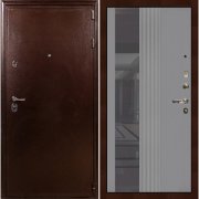 Входная металлическая дверь Цезарь 5А (Антик медный/Грей шагрень №135)