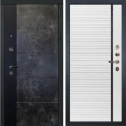 Входная металлическая дверь Легион (Грей стоун/Белая шагрень №114)