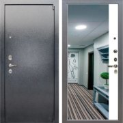 Входная металлическая дверь Лекс 3 букле (Серый/Макси белая шагрень №109)