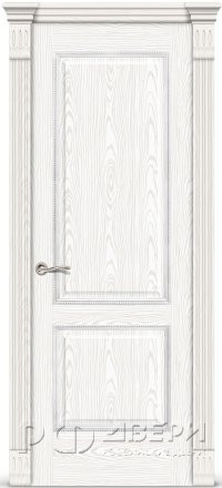 Межкомнатная дверь Бристоль-1 ПГ (Ясень+Ral 9003)