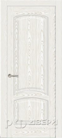 Межкомнатная дверь Александрит 2 ПГ (Ясень+Ral 9010)