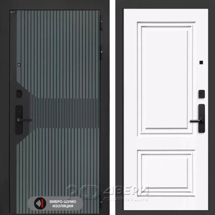Входная металлическая дверь Смартлаб 26 (Веллюто Верде/Ral 9003)