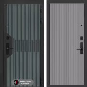 Входная металлическая дверь Смартлаб 29 (Веллюто Верде/Серый рельеф софт)