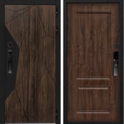Входная металлическая дверь Shellwood (Орех каньон/61 Темный дуб)