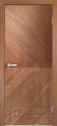 Межкомнатная дверь Комби ПГ (Коричневый)