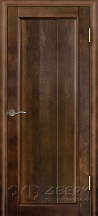 Межкомнатная дверь из массива ольхи Версаль ПГ (Античный орех)