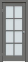 636 ПО (Медиум грей/Со стеклом белый сатинат)