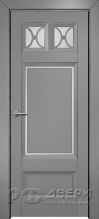 Межкомнатная дверь Шанель 2 ПО (Эмаль Ral 7036/Сатинат)