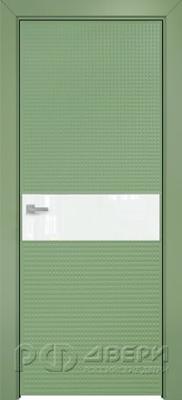 Межкомнатная дверь Вирджиния ПО (Эмаль Ral 6021)