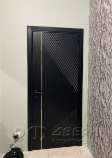 Межкомнатная дверь Нова ПГ (Эмаль черная)