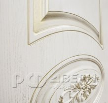 Межкомнатная дверь Эллипс фрезерованное ПГ (Эмаль белая)