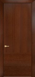 Межкомнатная дверь Авангард ПГ (Красное дерево с черной патиной)