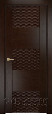 Межкомнатная дверь Парма с 3D элементами ПГ (Палисандр)